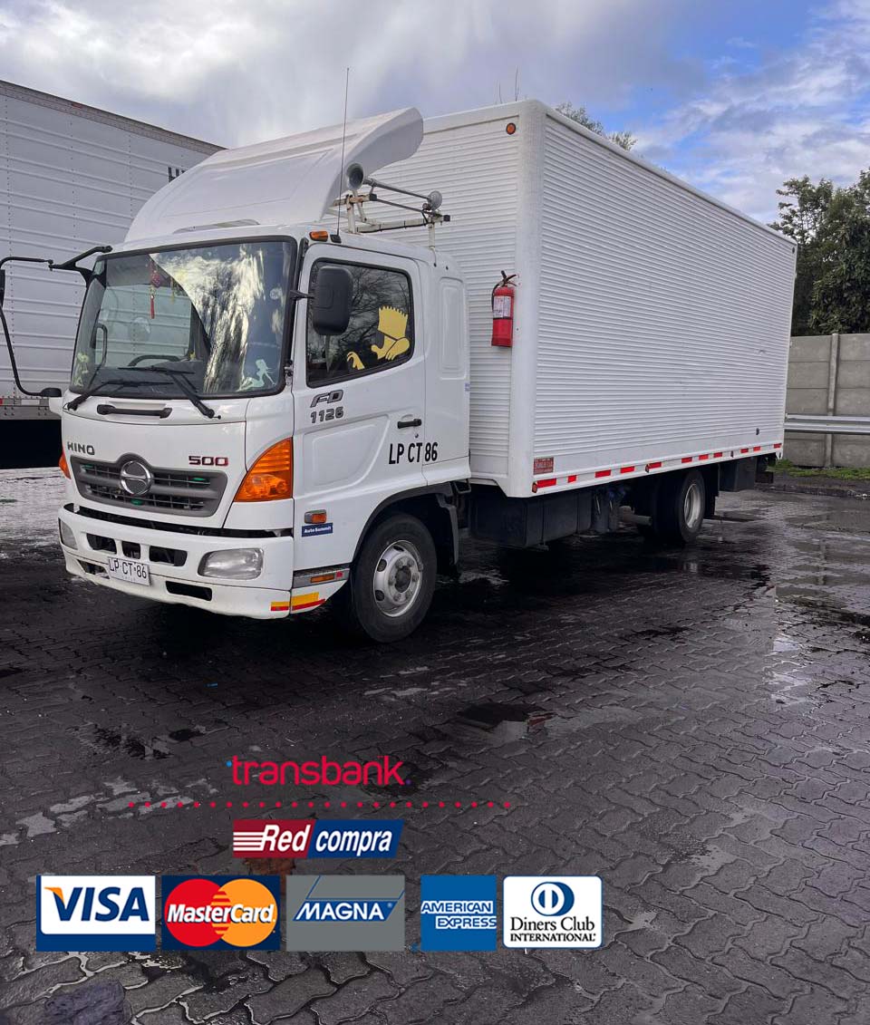 camion de mudanzas hino